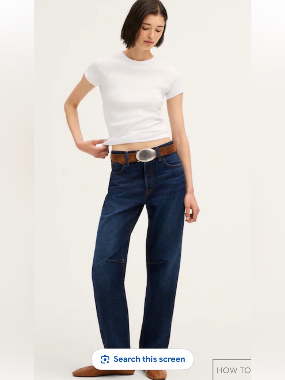 Madewell the darted barrel leg Jean 27P